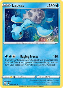 Lapras - SWSH09: Brilliant Stars (SWSH09) #031/172 - Rare Pokémon Trading Card