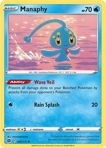 Manaphy - SWSH09: Brilliant Stars (SWSH09) #041/172 - Rare Pokémon Trading Card