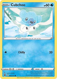 Cubchoo - SWSH09: Brilliant Stars (SWSH09) #042/172 - Common Pokémon Trading Card