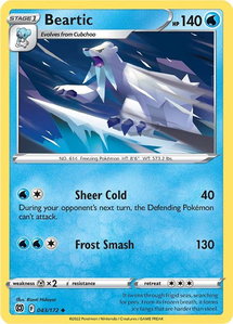 Beartic - SWSH09: Brilliant Stars (SWSH09) #043/172 - Uncommon Pokémon Trading Card