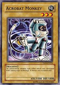 Acrobat Monkey trading card from Starter Deck: Syrus Truesdale Acrobat Monkey - Starter Deck: Syrus Truesdale YuGiOh trading card