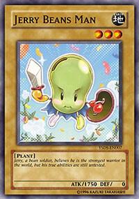 Jerry Beans Man trading card from Starter Deck: Syrus Truesdale Jerry Beans Man - Starter Deck: Syrus Truesdale YuGiOh trading card