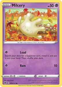 Milcery - SWSH09: Brilliant Stars (SWSH09) #070/172 - Common Pokémon Trading Card