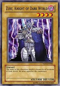Zure, Knight of Dark World trading card from Starter Deck: Syrus Truesdale Zure, Knight of Dark World - Starter Deck: Syrus Truesdale YuGiOh trading card