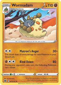 Wormadam (77) - SWSH09: Brilliant Stars (SWSH09) #077/172 - Rare Pokémon Trading Card