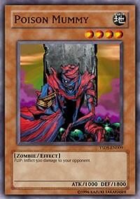 Poison Mummy - Starter Deck: Syrus Truesdale (YSDS) #YSDS-EN009 - Common / Short Print YuGiOh Trading Card
