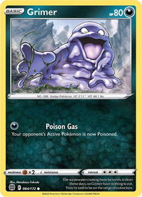 Grimer - SWSH09: Brilliant Stars (SWSH09) #084/172 - Common Pokémon Trading Card