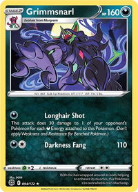 Grimmsnarl - SWSH09: Brilliant Stars (SWSH09) #094/172 - Rare Pokémon Trading Card