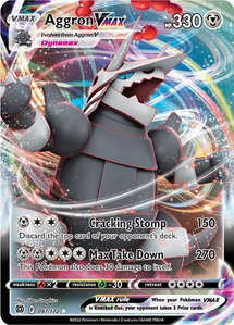 Aggron VMAX - SWSH09: Brilliant Stars (SWSH09) #097/172 - Ultra Rare Pokémon Trading Card