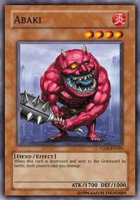 Abaki - Starter Deck: Syrus Truesdale (YSDS) #YSDS-EN020 - Common / Short Print YuGiOh Trading Card