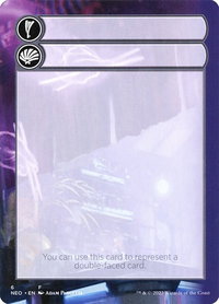 Helper Card - 6/9 - Kamigawa: Neon Dynasty (NEO) #6 - Token Magic: The Gathering Trading Card