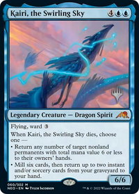 Kairi, the Swirling Sky - Promo Pack: Kamigawa: Neon Dynasty (PPNEO) #60p - Mythic Magic: The Gathering Trading Card