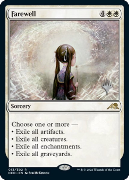 Farewell trading card from Promo Pack: Kamigawa: Neon Dynasty Farewell - Promo Pack: Kamigawa: Neon Dynasty Magic: The Gathering trading card