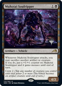 Mukotai Soulripper - Promo Pack: Kamigawa: Neon Dynasty (PPNEO) #113p - Rare Magic: The Gathering Trading Card