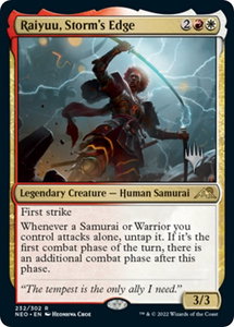 Raiyuu, Storm's Edge - Promo Pack: Kamigawa: Neon Dynasty (PPNEO) #232p - Rare Magic: The Gathering Trading Card