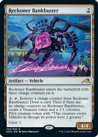 Reckoner Bankbuster - Promo Pack: Kamigawa: Neon Dynasty (PPNEO) #255p - Rare Magic: The Gathering Trading Card