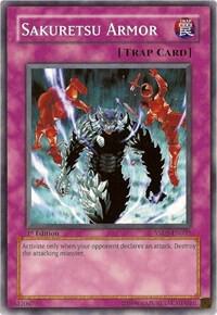 Sakuretsu Armor trading card from Starter Deck: Syrus Truesdale Sakuretsu Armor - Starter Deck: Syrus Truesdale YuGiOh trading card