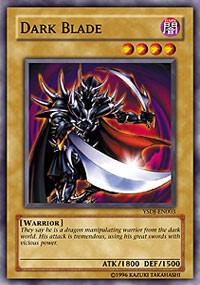 Dark Blade trading card from Starter Deck: Jaden Yuki Dark Blade - Starter Deck: Jaden Yuki YuGiOh trading card