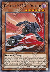 Destiny HERO - Dasher - OTS Tournament Pack 18 (OP18) #OP18-EN004 - Super Rare YuGiOh Trading Card