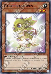 Babycerasaurus - OTS Tournament Pack 18 (OP18) #OP18-EN005 - Super Rare YuGiOh Trading Card