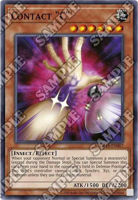 Contact "C" - OTS Tournament Pack 18 YuGiOh trading card