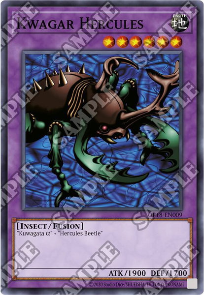 Kwagar Hercules trading card from OTS Tournament Pack 18 Kwagar Hercules - OTS Tournament Pack 18 YuGiOh trading card