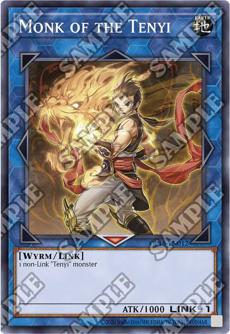 Monk of the Tenyi - OTS Tournament Pack 18 YuGiOh trading card