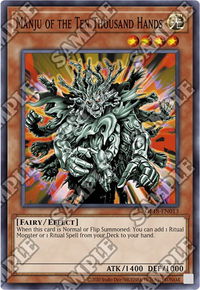 Manju of the Ten Thousand Hands - OTS Tournament Pack 18 (OP18) #OP18-EN013 - Common / Short Print YuGiOh Trading Card