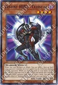 Destiny HERO - Celestial - OTS Tournament Pack 18 (OP18) #OP18-EN017 - Common / Short Print YuGiOh Trading Card