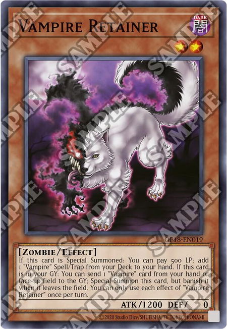 Vampire Retainer - OTS Tournament Pack 18 YuGiOh trading card