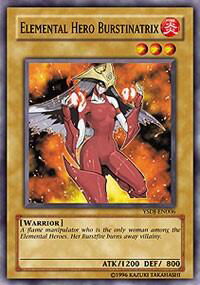 Elemental HERO Burstinatrix - Starter Deck: Jaden Yuki (YSDJ) #YSDJ-EN006 - Common / Short Print YuGiOh Trading Card