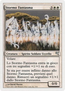 Phantom Flock (Italian) - "Stormo Fantasma" (C3) - Magic Encyclopedia 2005 (Salvat/Hachette) (PSAL) #C3 - Uncommon Magic: The Gathering Trading Card