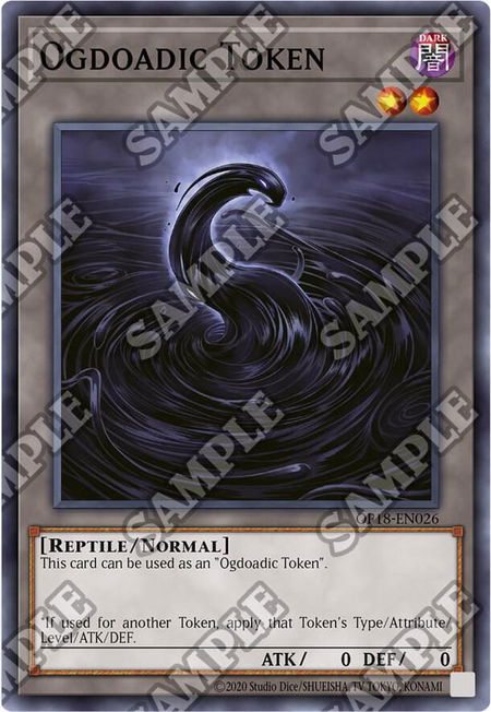 Ogdoadic Token - OTS Tournament Pack 18 YuGiOh trading card