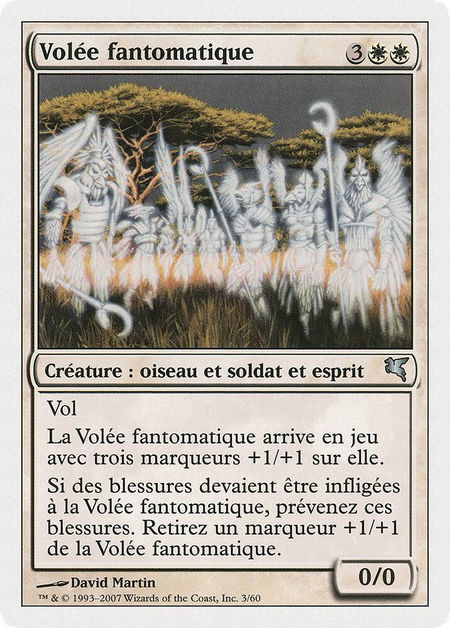 Phantom Flock (French) - "Volée fantomatique" (C3) trading card from Magic Encyclopedia 2005 (Salvat/Hachette) Phantom Flock (French) - "Volée fantomatique" (C3) - Magic Encyclopedia 2005 (Salvat/Hachette) Magic: The Gathering trading card