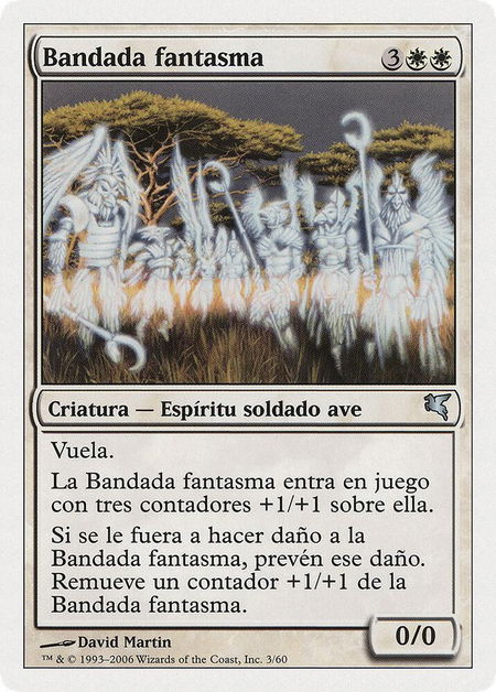 Phantom Flock (Spanish) - "Bandada fantasma" (C3) - Magic Encyclopedia 2005 (Salvat/Hachette) Magic: The Gathering trading card