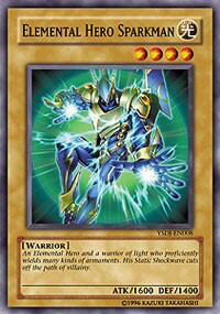 Elemental HERO Sparkman - Starter Deck: Jaden Yuki (YSDJ) #YSDJ-EN008 - Common / Short Print YuGiOh Trading Card