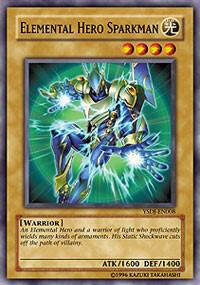 Elemental HERO Sparkman - Starter Deck: Jaden Yuki YuGiOh trading card