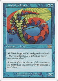 Lord of Atlantis - Classic Sixth Edition (6ED) #79 - Rare Magic: The Gathering Trading Card