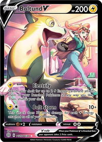Boltund V - SWSH09: Brilliant Stars Trainer Gallery (SWSH09:TG) #TG13/TG30 - Ultra Rare Pokémon Trading Card