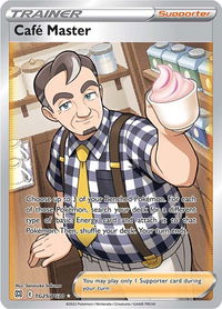 Cafe Master - SWSH09: Brilliant Stars Trainer Gallery (SWSH09:TG) #TG25/TG30 - Ultra Rare Pokémon Trading Card