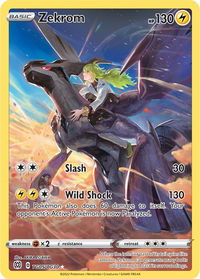 Zekrom - SWSH09: Brilliant Stars Trainer Gallery (SWSH09:TG) #TG05/TG30 - Ultra Rare Pokémon Trading Card