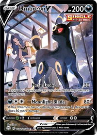 Umbreon V - SWSH09: Brilliant Stars Trainer Gallery (SWSH09:TG) #TG22/TG30 - Ultra Rare Pokémon Trading Card