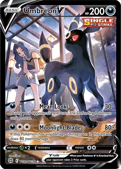 Umbreon V - SWSH09: Brilliant Stars Trainer Gallery Pokémon trading card