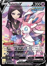 Sylveon V - SWSH09: Brilliant Stars Trainer Gallery (SWSH09:TG) #TG14/TG30 - Ultra Rare Pokémon Trading Card