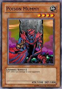 Poison Mummy - Starter Deck: Jaden Yuki (YSDJ) #YSDJ-EN009 - Common / Short Print YuGiOh Trading Card