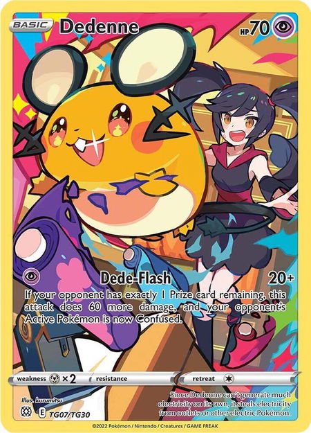Dedenne - SWSH09: Brilliant Stars Trainer Gallery Pokémon trading card