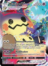 Mimikyu VMAX - SWSH09: Brilliant Stars Trainer Gallery (SWSH09:TG) #TG17/TG30 - Ultra Rare Pokémon Trading Card