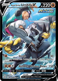 Rapid Strike Urshifu V - SWSH09: Brilliant Stars Trainer Gallery (SWSH09:TG) #TG20/TG30 - Ultra Rare Pokémon Trading Card