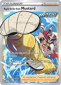 Rapid Strike Style Mustard - SWSH09: Brilliant Stars Trainer Gallery (SWSH09:TG) #TG27/TG30 - Ultra Rare Pokémon Trading Card