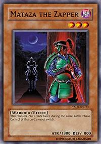 Mataza the Zapper trading card from Starter Deck: Jaden Yuki Mataza the Zapper - Starter Deck: Jaden Yuki YuGiOh trading card
